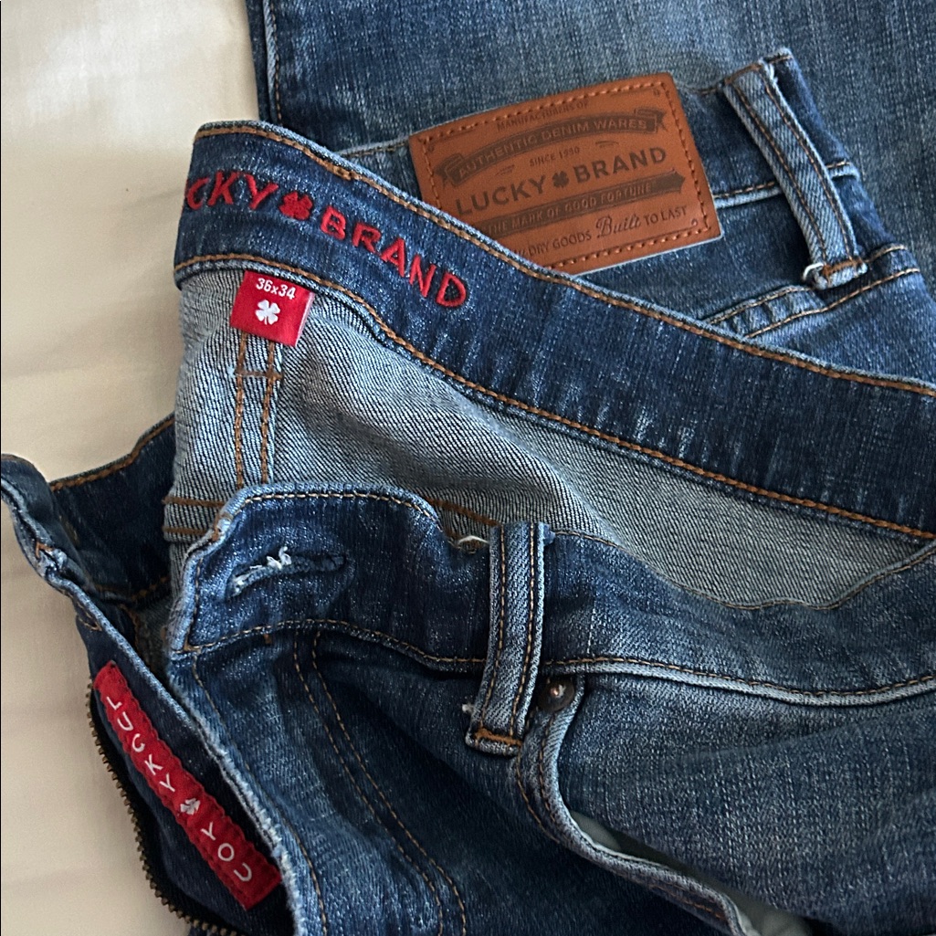 Lucky Brand Mens Denim Relaxed Jeans Lucky Brand Mens Denim Relaxed Jeans